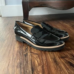Franco Sarto Patent Leather Loafers